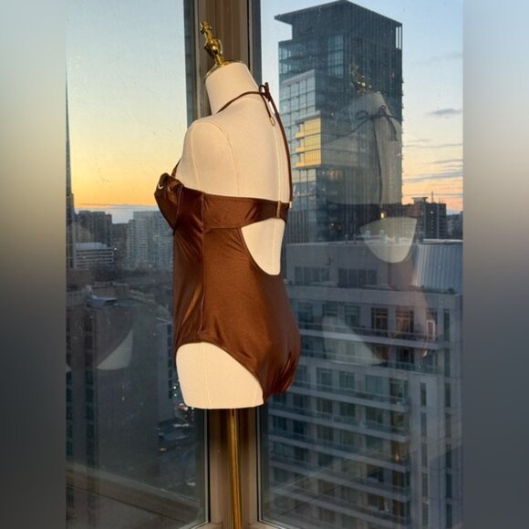 🆕 ZIMMERMANN 🧿 NWOT Devi Balconette Eyelet 1PC Bathing Suit, Sz 3AB US 8 - 10 - Picture 8 of 16